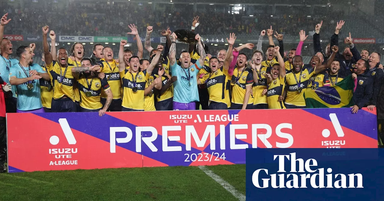 Central Coast Mariners crowned A-League Men’s premiers after 2-0 win over Adelaide