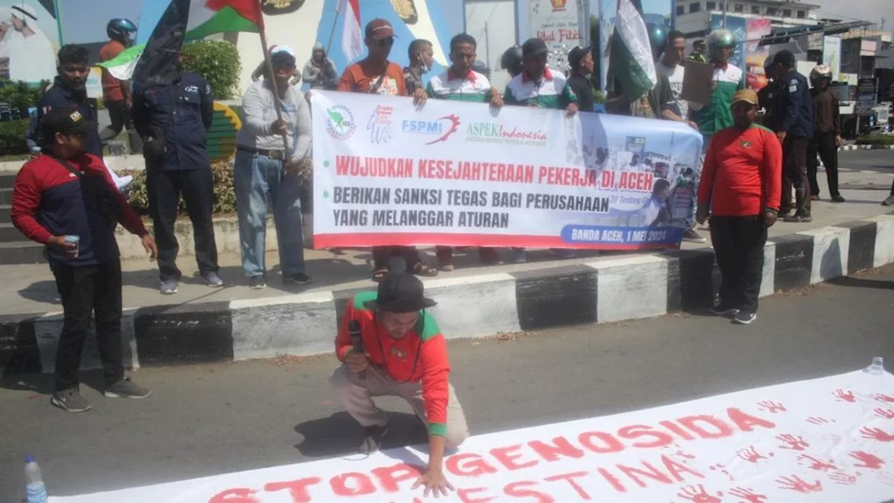 Buruh Aceh Minta Tunjangan Hari ”Meugang”