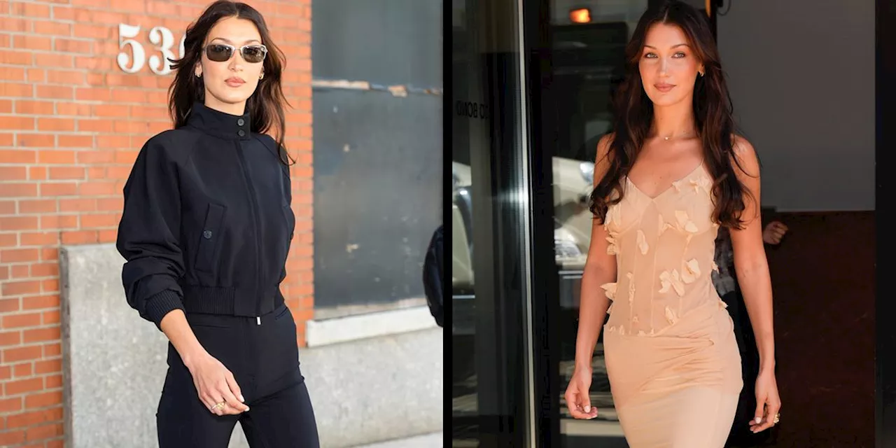 Bella Hadid Reclaims Her Crown As the Queen of Street Style in Two Vintage-Inspired Looks