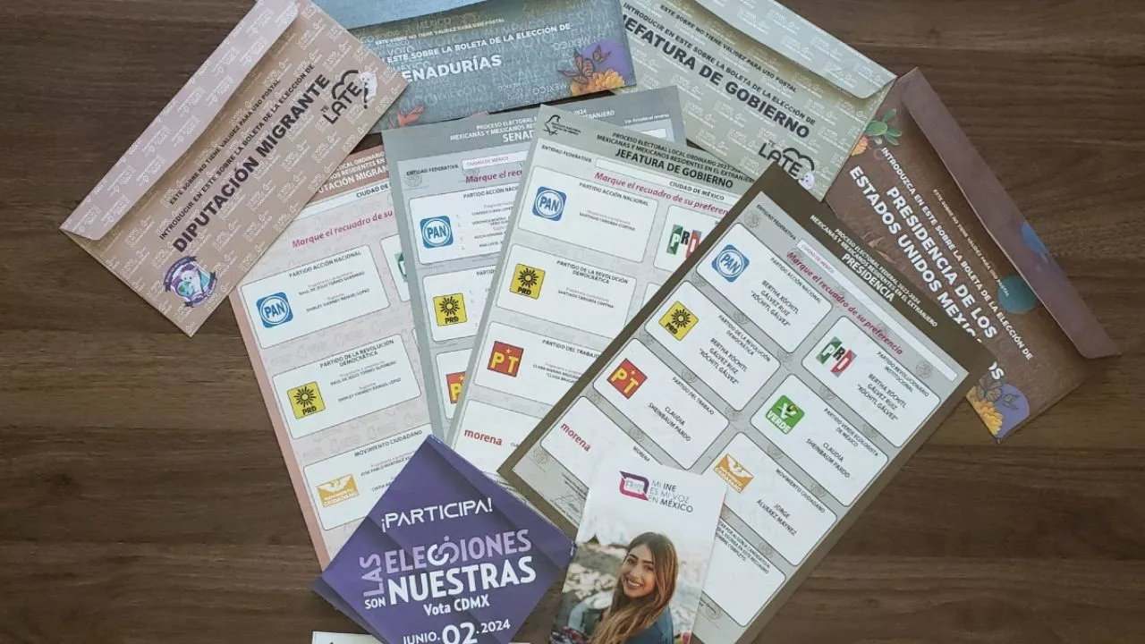 INE recibe 2 mil 580 votos de mexicanos en el extranjero de la elección presidencial