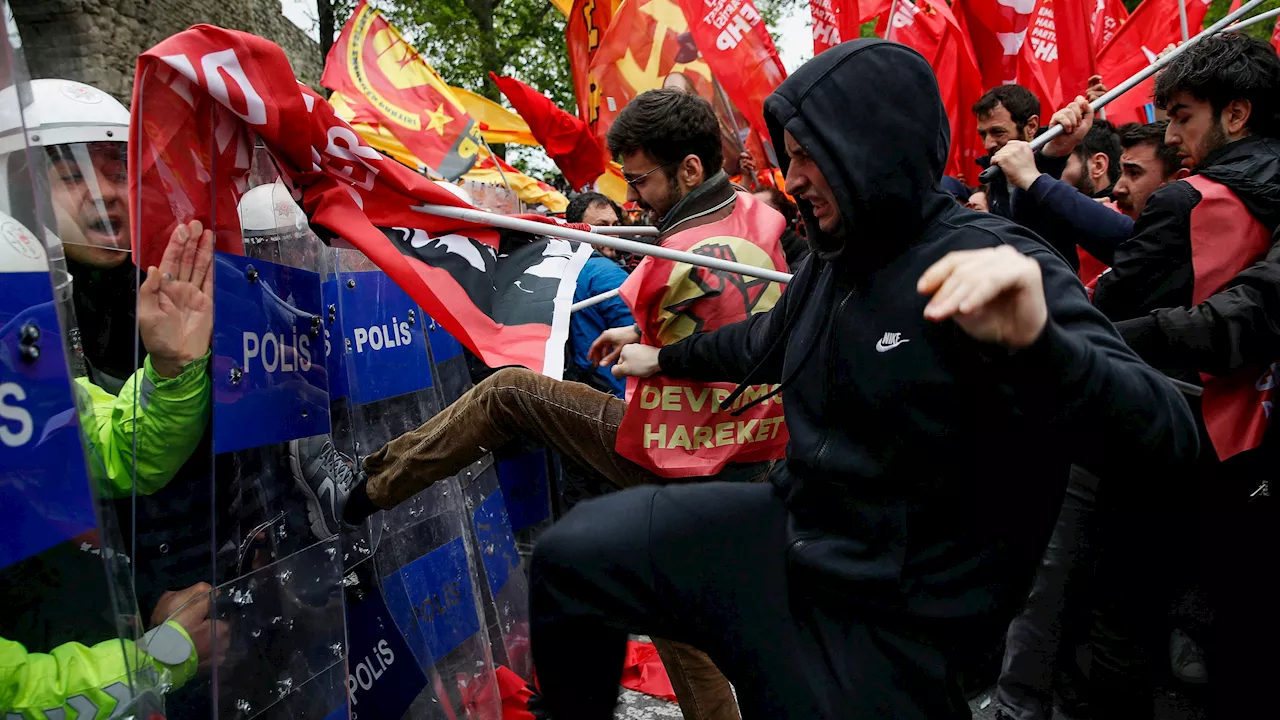 Gewaltvolle Ausschreitung bei Mai-Marsch in Istanbul