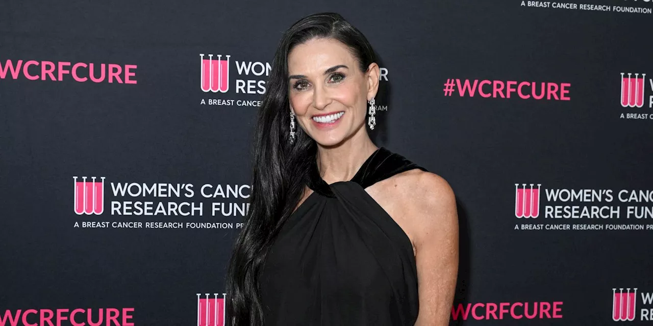 Demi Moore Is Manifesting Summer With Her Teeny-Tiny Leopard Print String Bikini