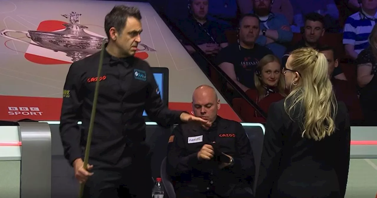 O'Sullivan tells referee to 'chill' after claiming official 'has it in' for him