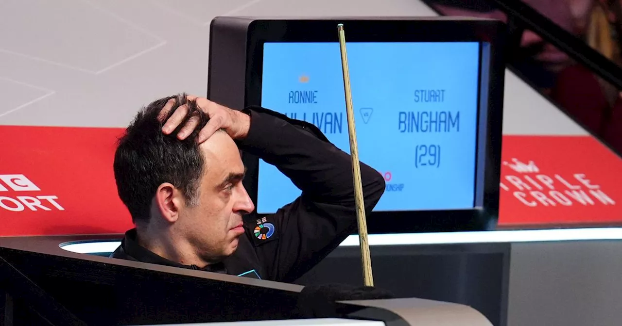 Ronnie O'Sullivan out of World Snooker Championship after ref row in QF defeat