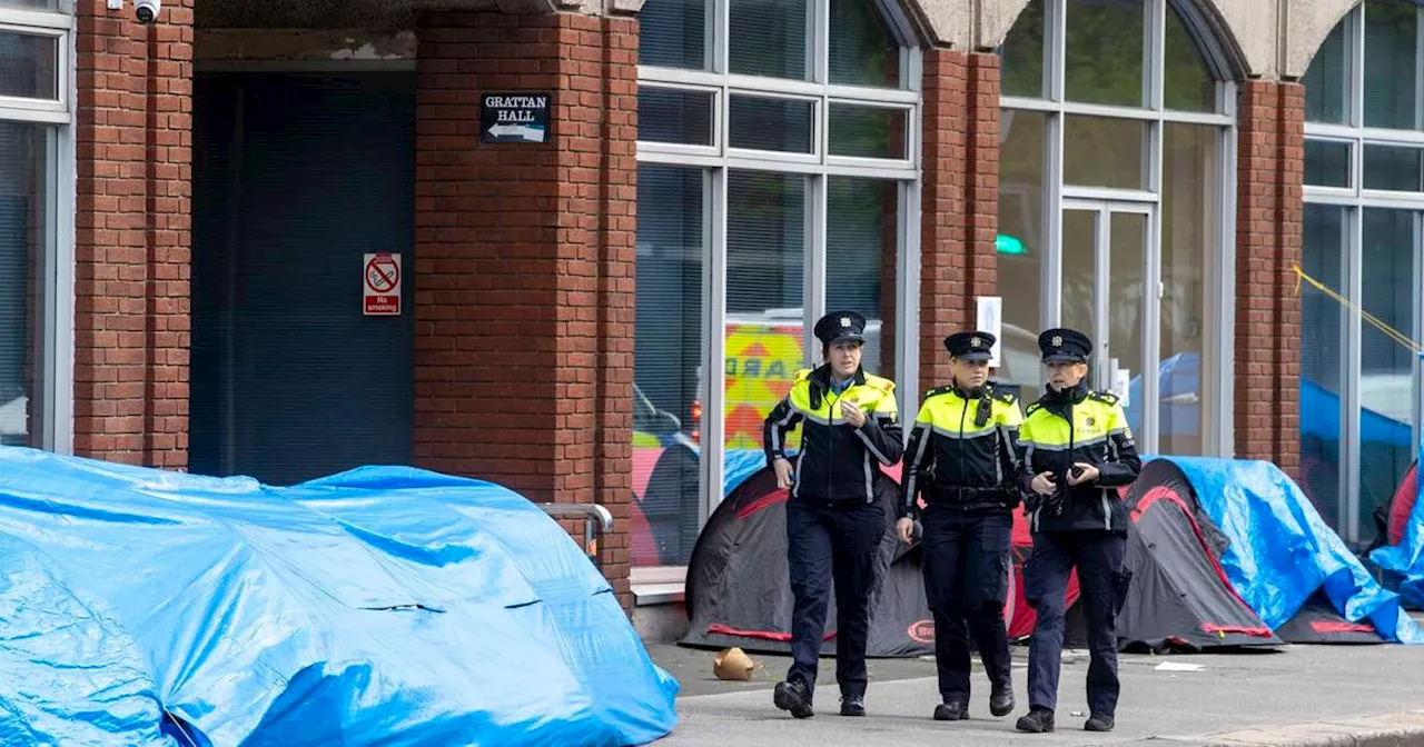 Asylum seekers being moved from Mount Street tents