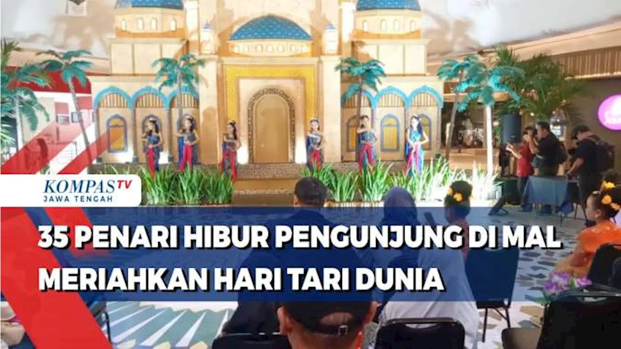 35 Penari Hibur Pengunjung di Mal Meriahkan Hari Tari Dunia