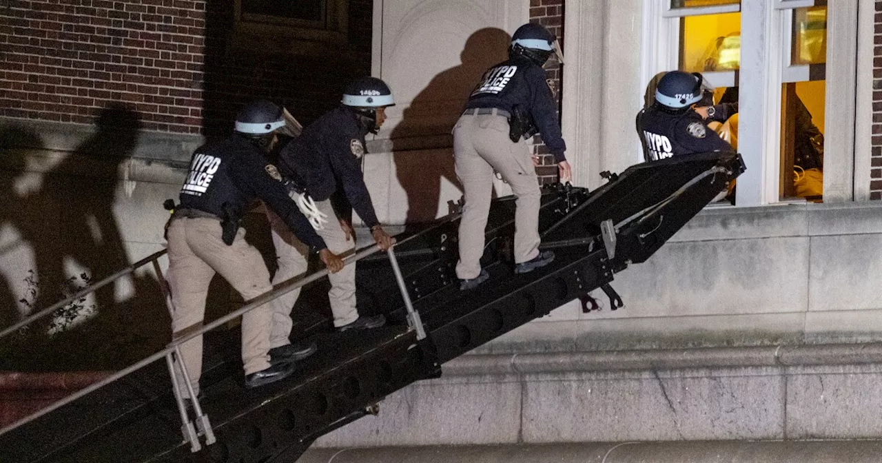 New York police arrest 300 people as they clear Hamilton Hall at Columbia University