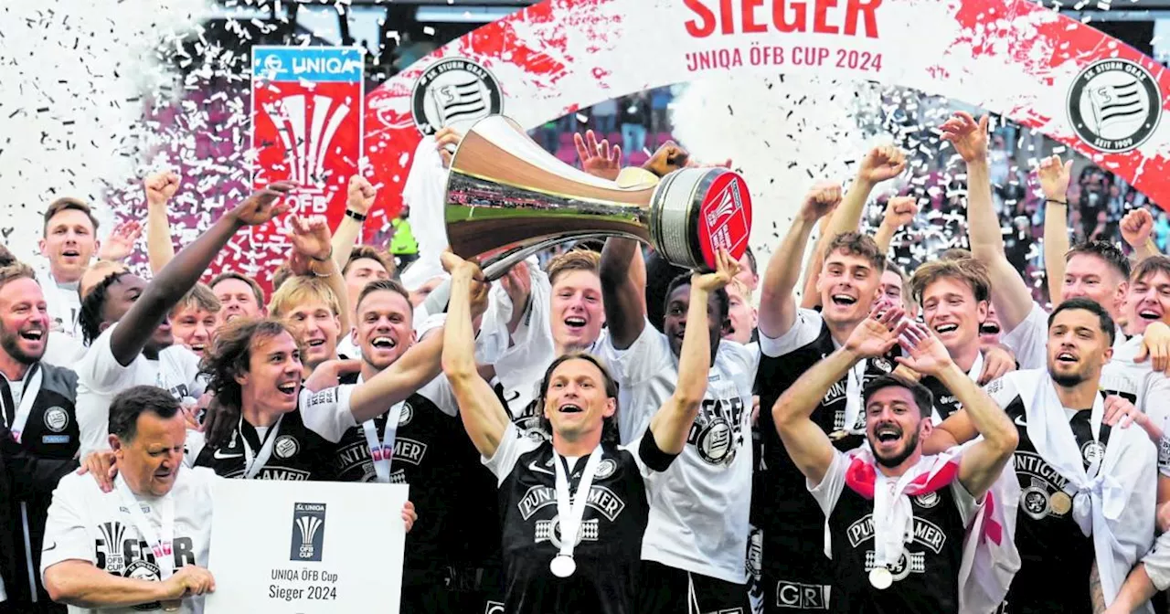 Das Finale gegen Rapid gedreht: Sturm Graz ist wieder Cup-Sieger