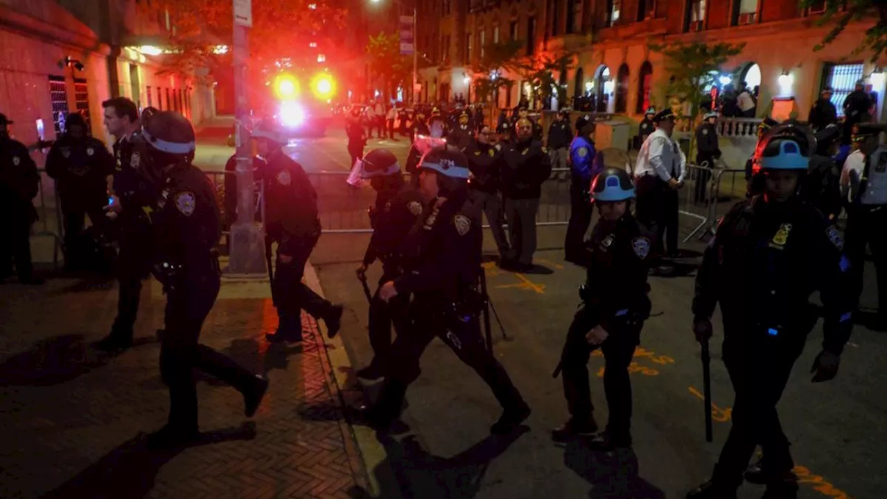 Hay más de 100 detenidos tras irrupción policial en Universidad de Columbia