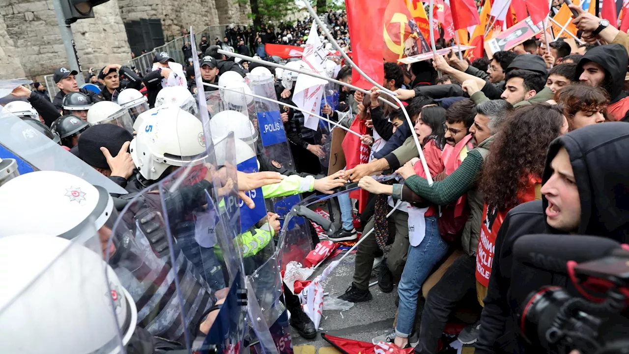 Scontri dimostranti-polizia a Istanbul per il Primo Maggio, piazza Taksim vietata: 160 fermati