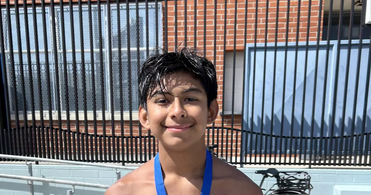 Freshman Josiah Rosales-Cristales learned to dive via YouTube; now he's City champion