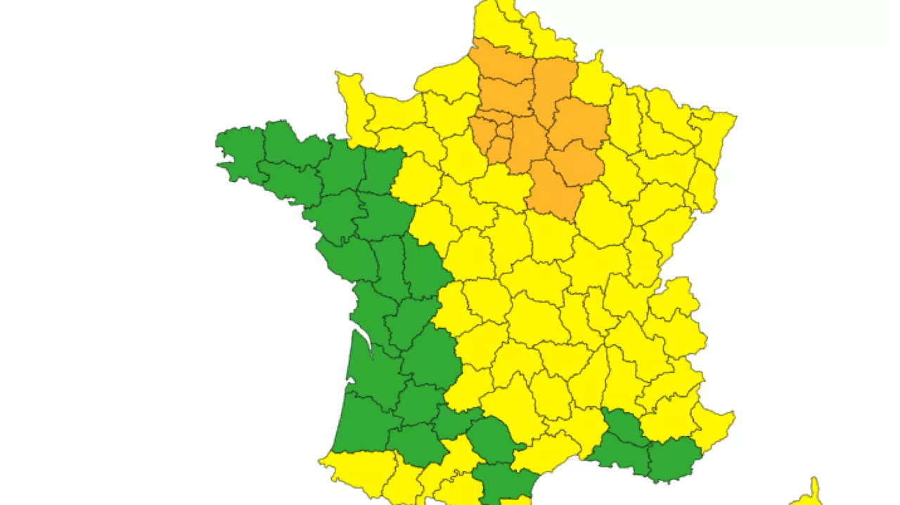 Météo : de violents orages attendus en Île-de-France et dans les Hauts-de-France