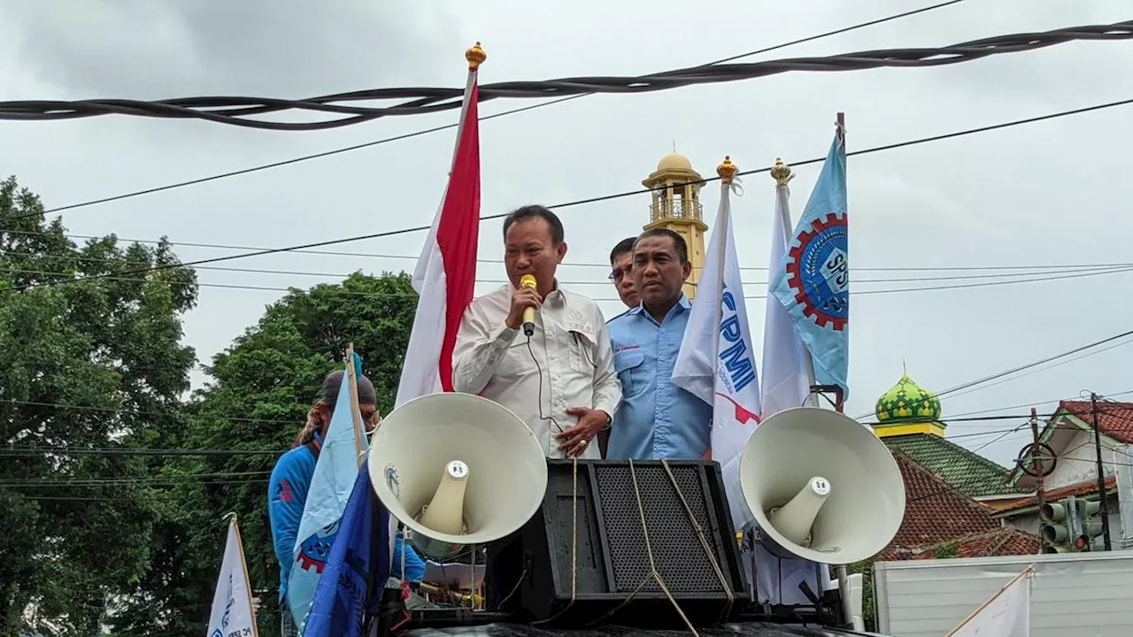 Demo Hari Buruh 2024, Ratusan Buruh Lampung Unjuk Rasa Tuntut UU Cipta Kerja Dihapus