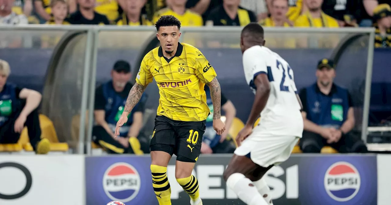 Jadon Sancho offers Man United legend transfer hint after starring for Dortmund