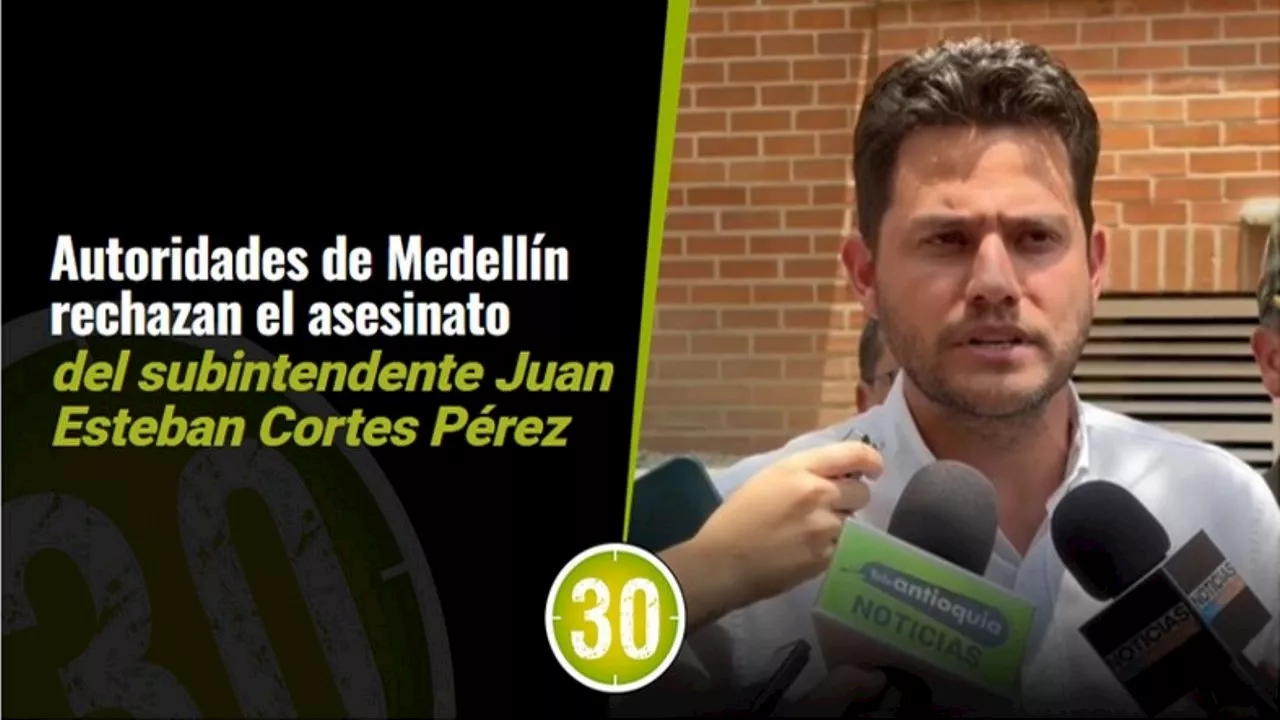 «Vamos detrás de ellos» Secretario de Seguridad a delincuentes que mataron a policía en Laureles