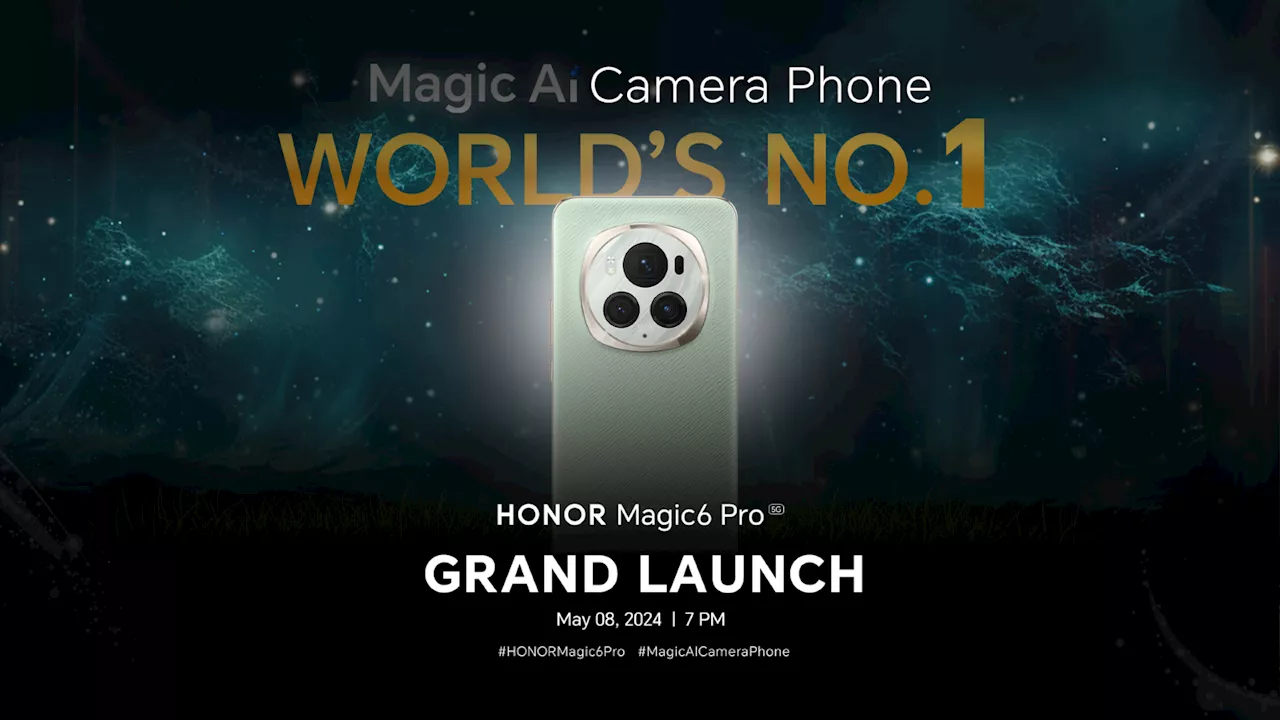 Unlock the Power of Magic AI Camera Phone, HONOR Magic6 Pro Launching on May 8