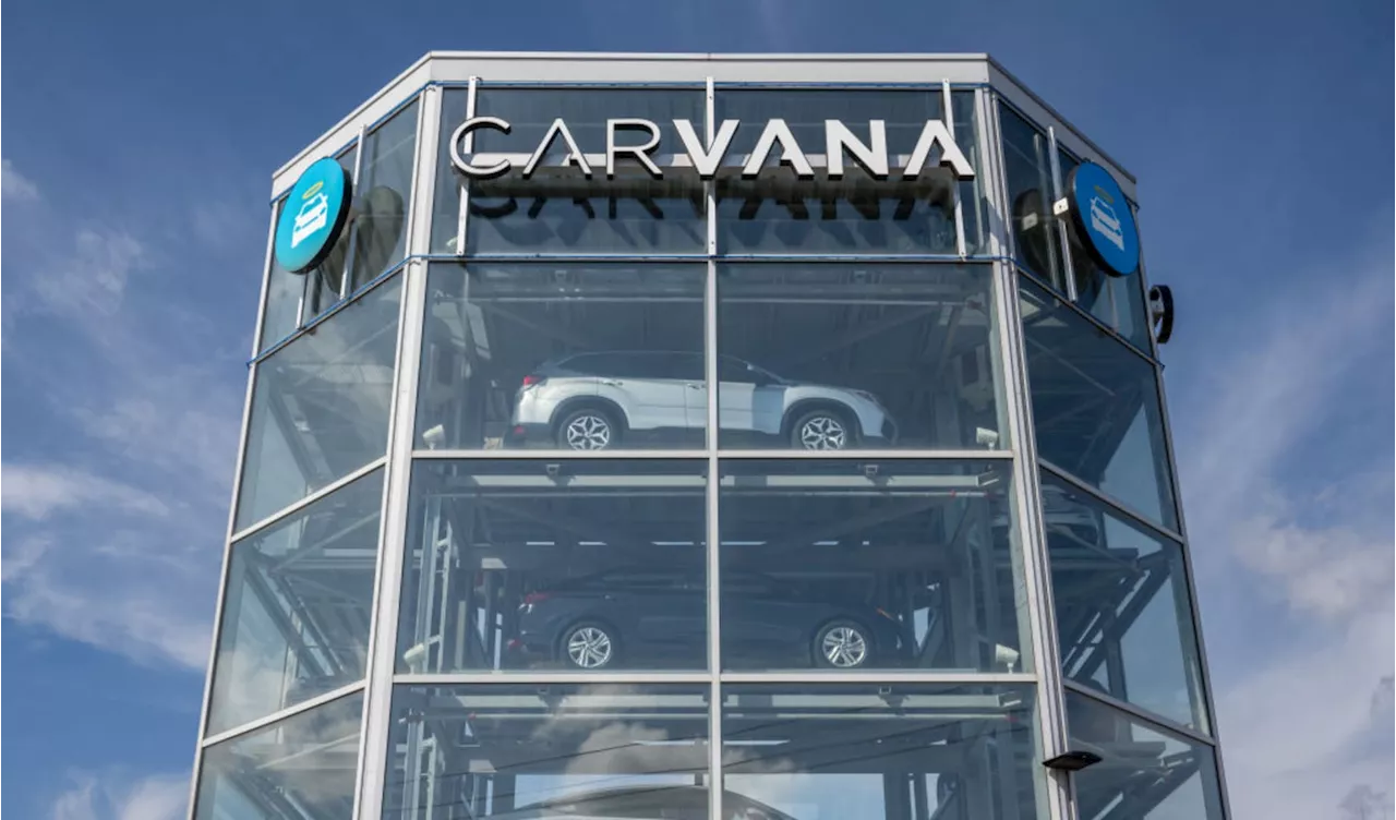 Carvana shares spike 30% as used car retailer posts record first quarter