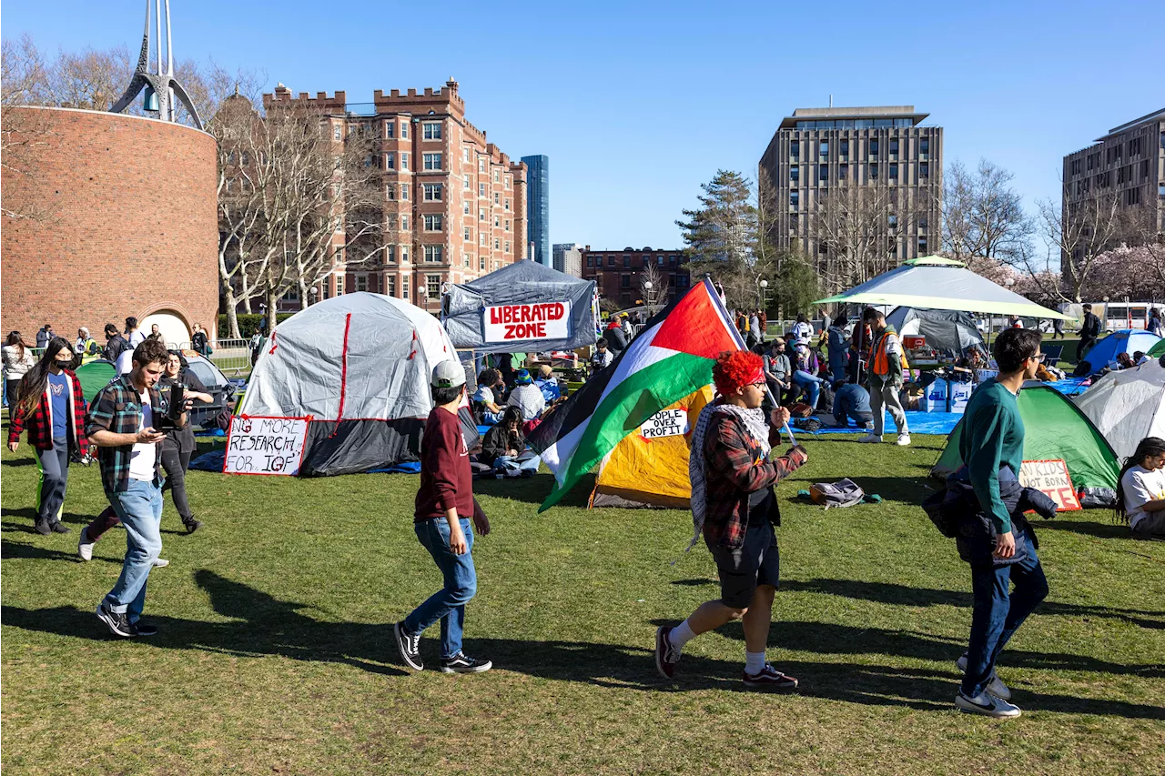 Pro-Palestinian student protesters in Boston face new threats from school officials