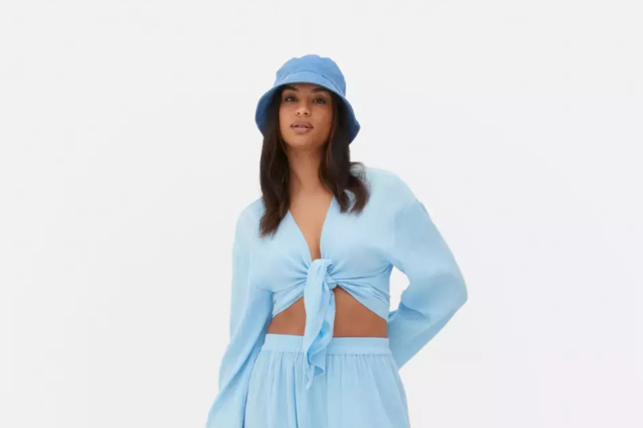 Primark’s matching blue co-ord set is perfect for summer holidays with the kids