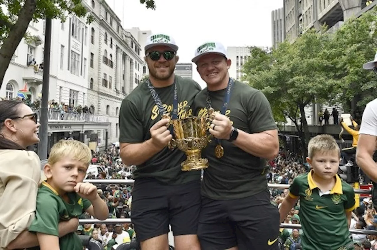 'Trophy Blitz': World Cup-winning Bok trio to accompany Webb Ellis Cup to Kimberley