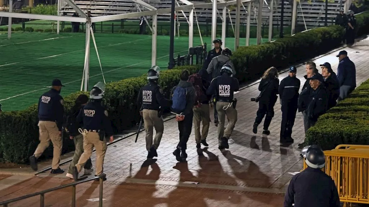 'We're clearing it out': Police arrest dozens of pro-Palestinian protesters at Columbia University