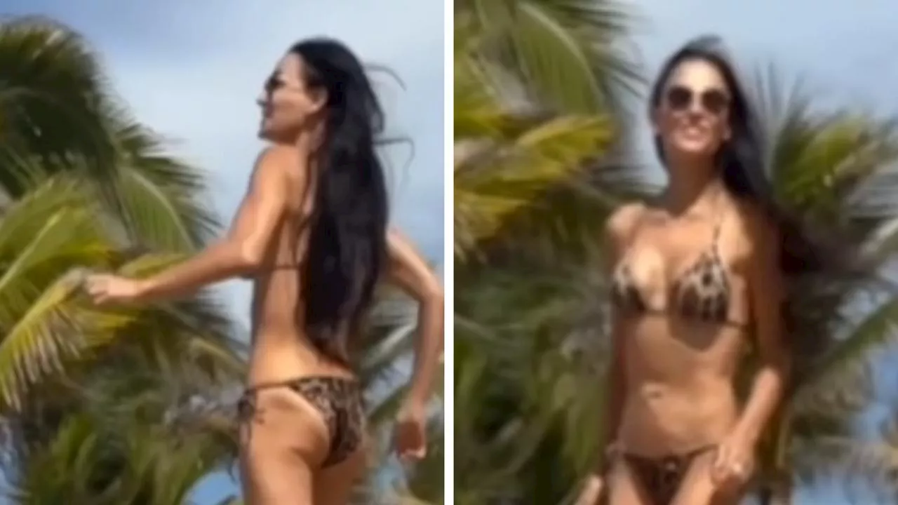 Demi Moore wows in tiny string bikini at 61