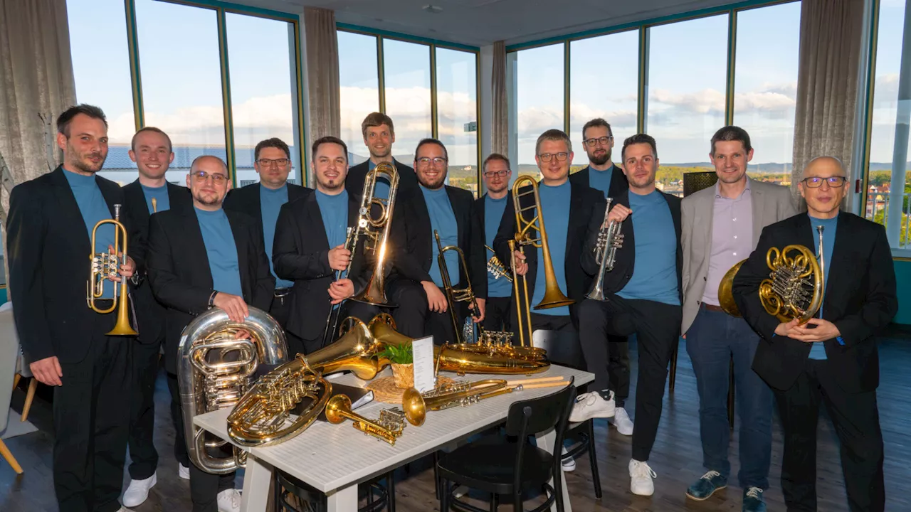 Brass-Musik vom Feinsten über den Dächern Horns