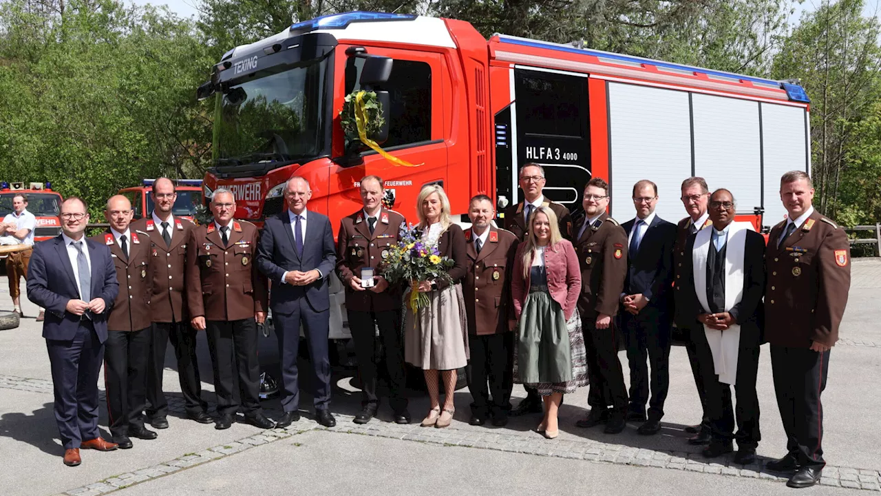 FF Texing bekam zum 140-Jahr-Jubiläum ein brandneues HLFA 3