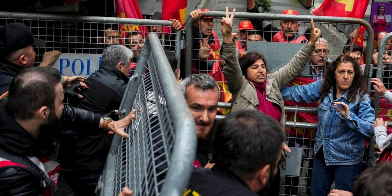 Polizei verhindert mit Tränengas Mai-Marsch in Istanbul