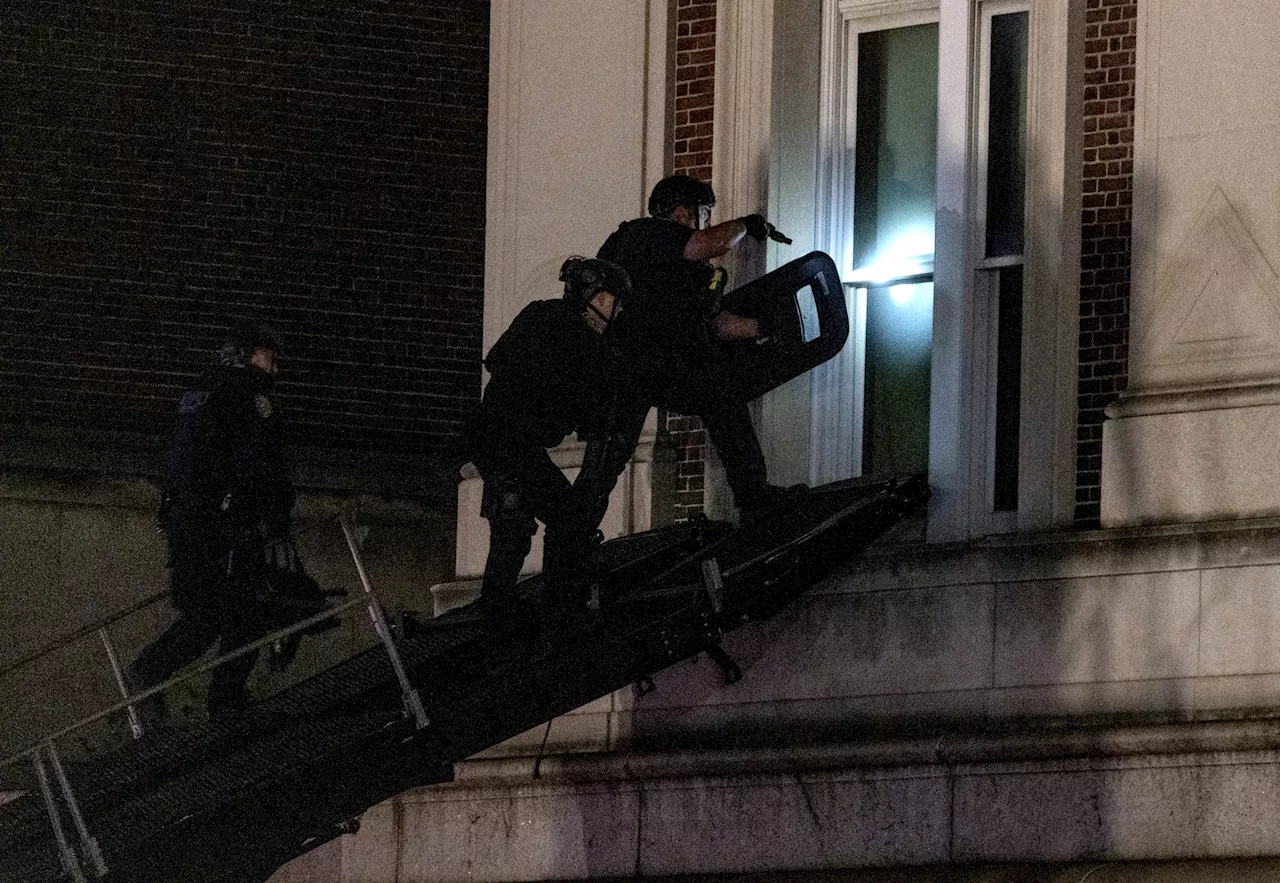 Police clear pro-Palestinian protesters from Columbia University’s Hamilton Hall