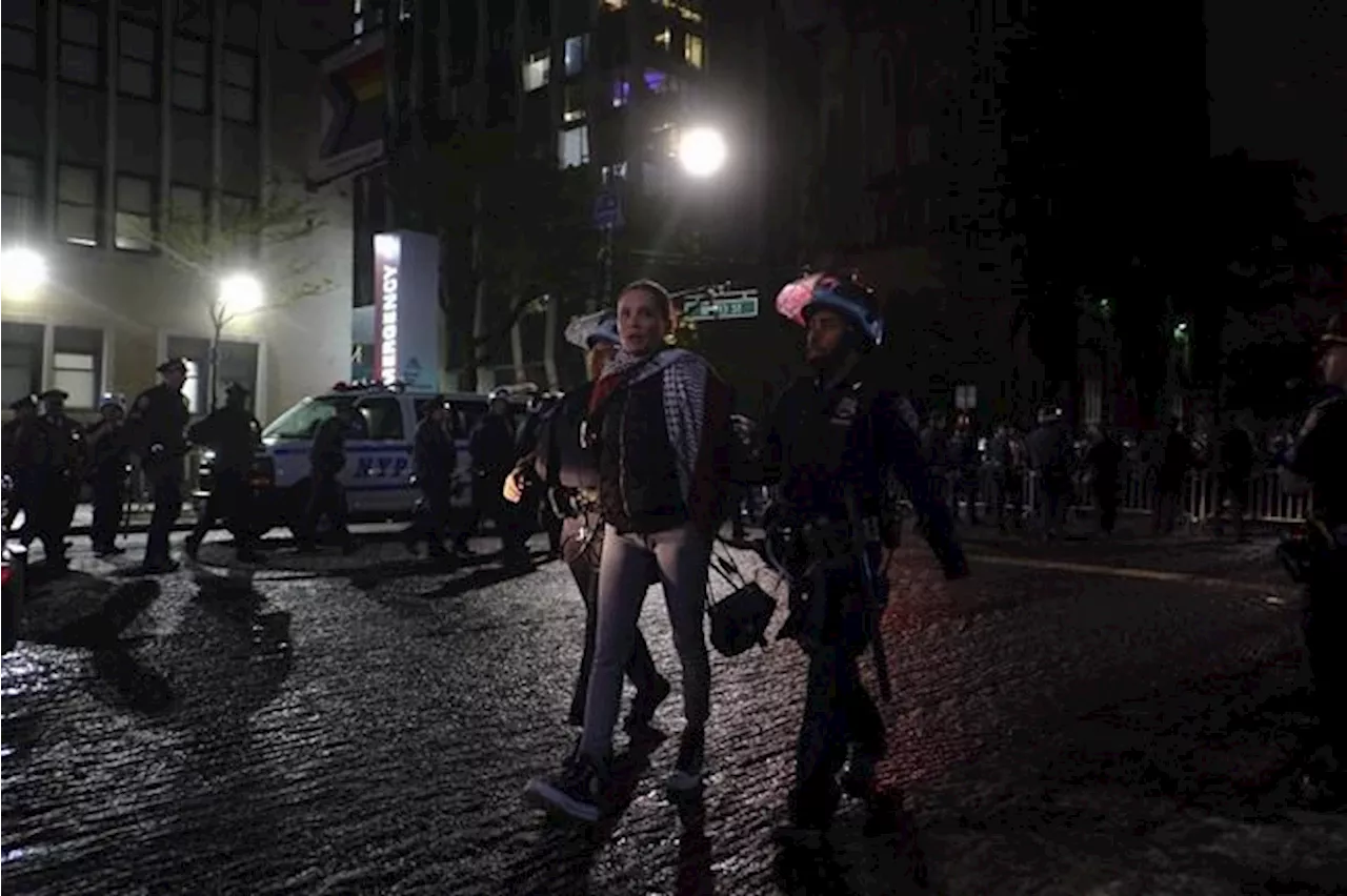 Police clear pro-Palestinian protesters from Columbia University’s Hamilton Hall