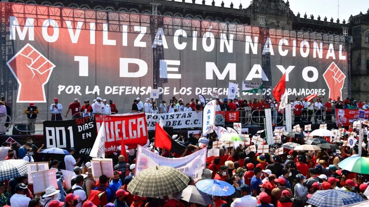 Día del Trabajo: 19 marchas se realizarán este 1 de Mayo en la CDMX