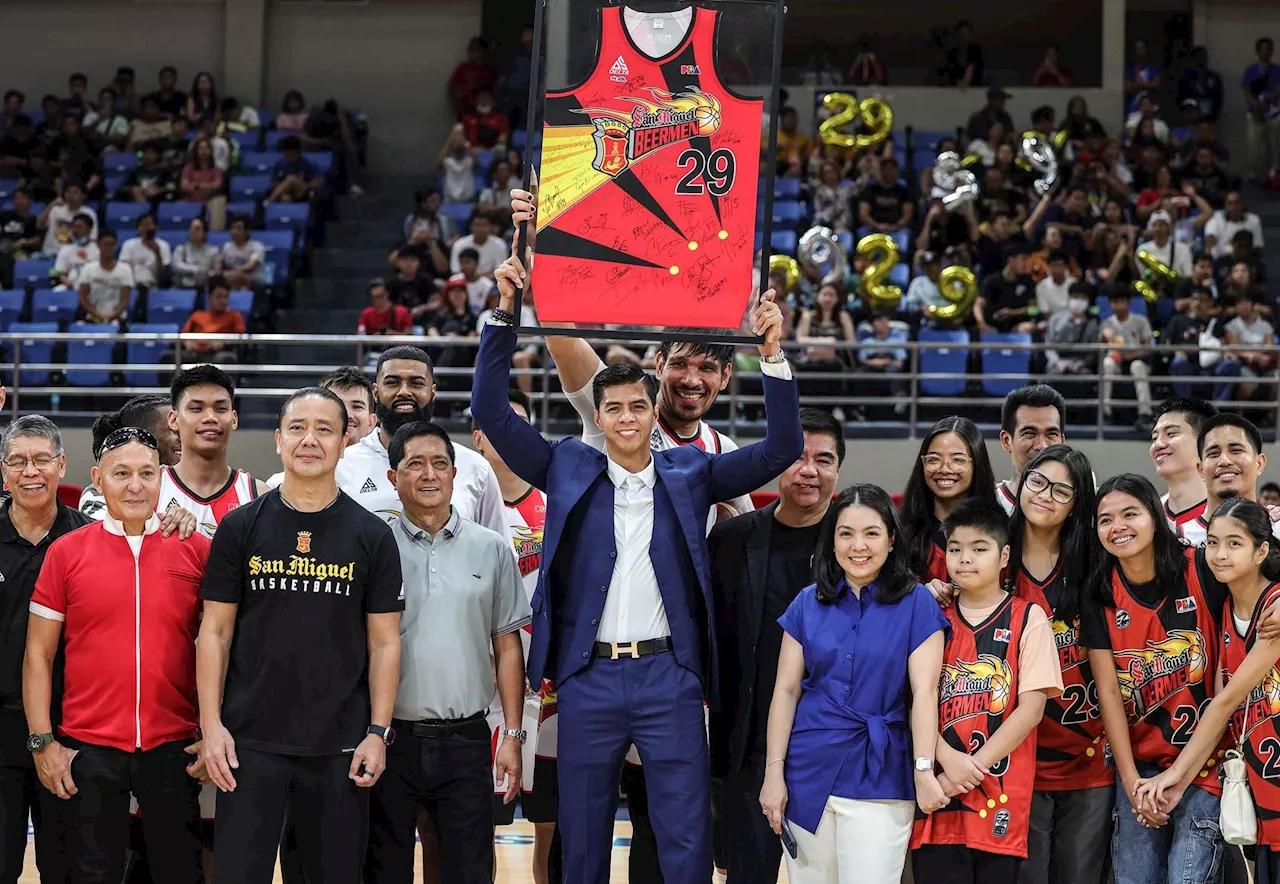 Arwind Santos still wants to play even after San Miguel jersey retirement