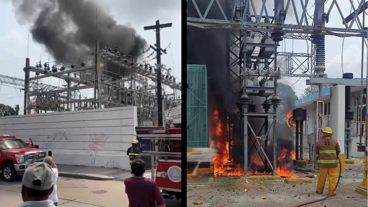 Reportan explosión en instalaciones de la CFE; el humo se podría ver a kilómetros