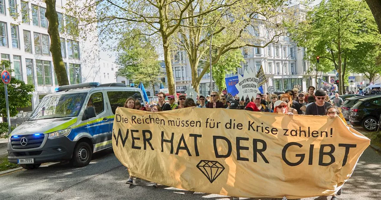 1. Mai: Mehr als 20.000 bei linken Demos in ganz Deutschland​