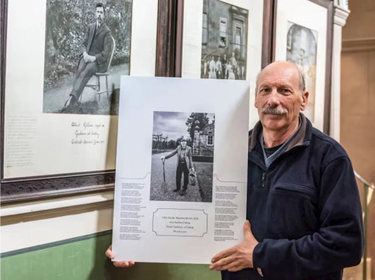 Retiring head gardener honoured to join pantheon of 'household names' at Welsh country house