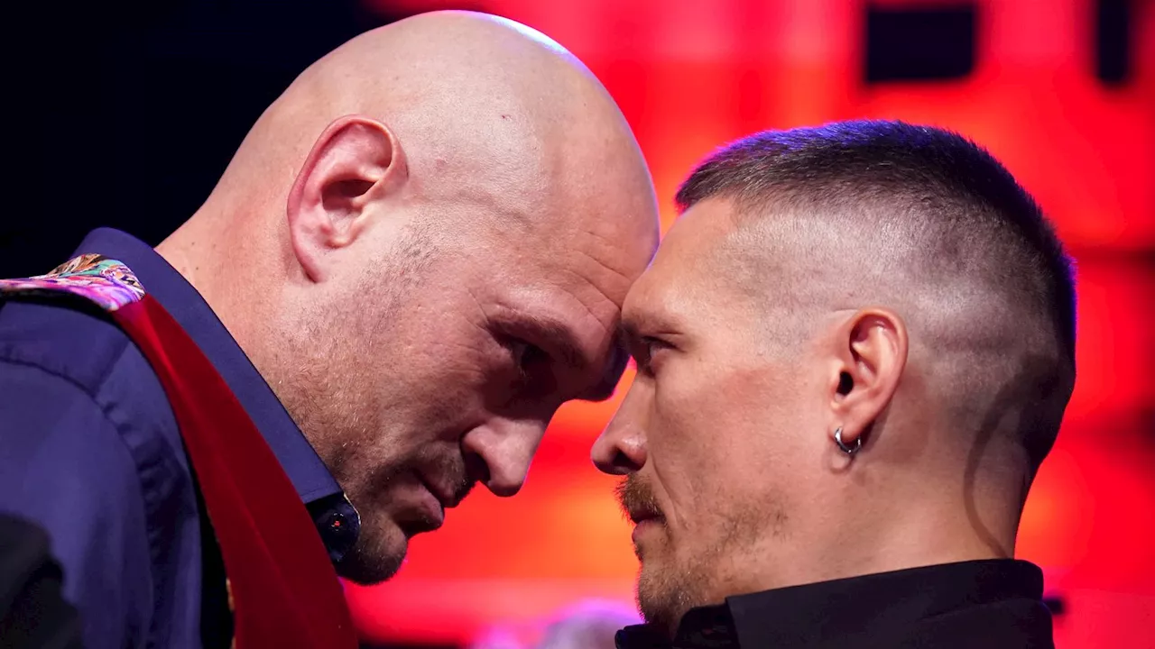 Oleksandr Usyk's promoter praying Tyson Fury avoids injury ahead of undisputed heavyweight title showdown