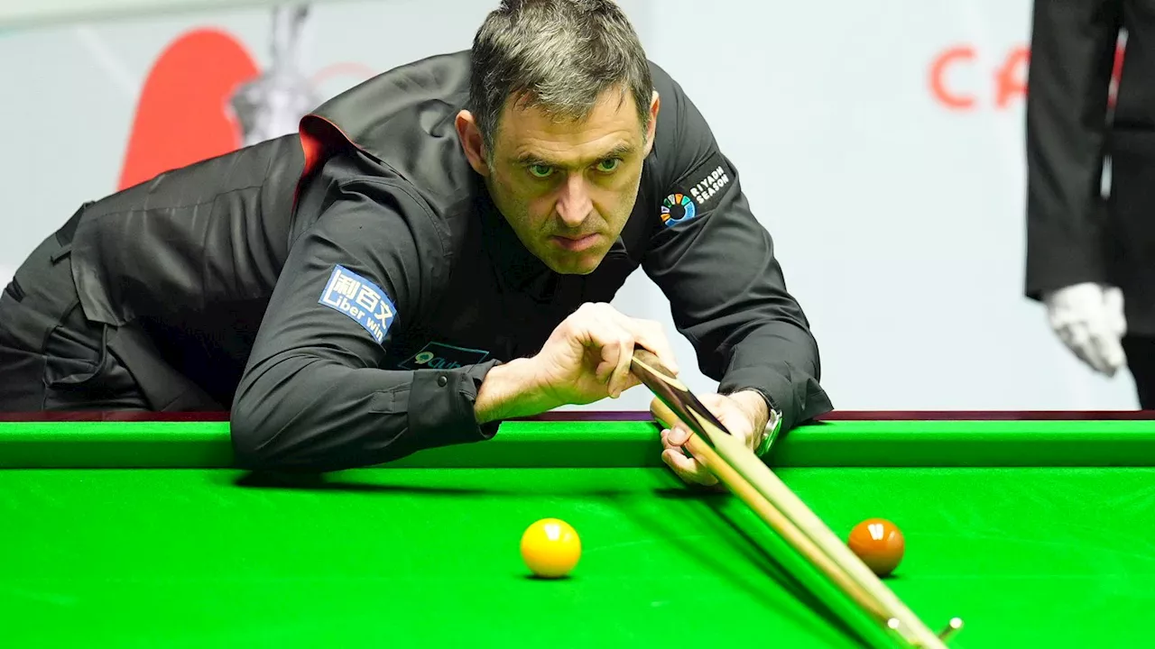 Ronnie O'Sullivan all square with Stuart Bingham in World Championship quarter-final after first session