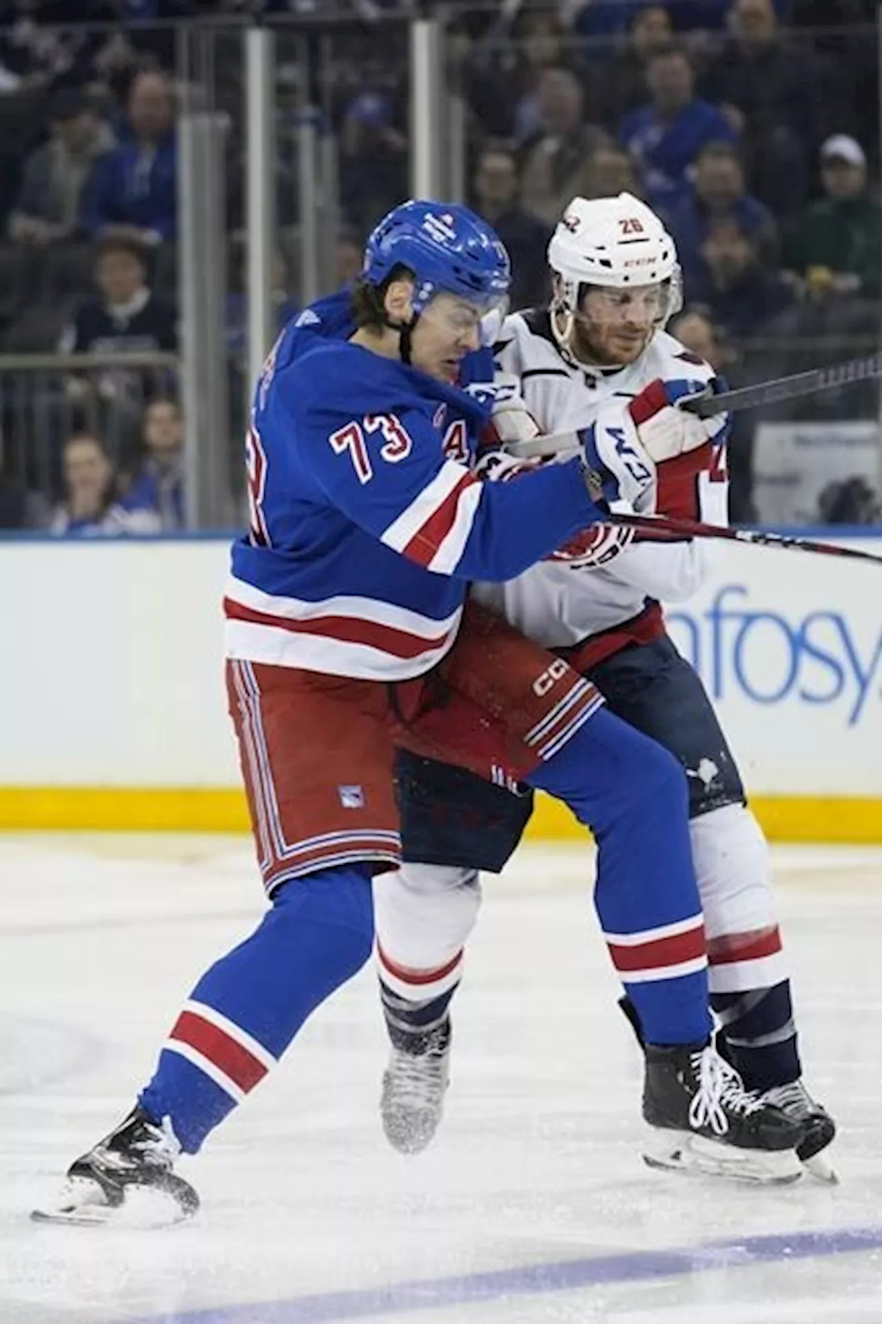 Rangers rookie Matt Rempe doesn't mind playing the villain role in the NHL playoffs