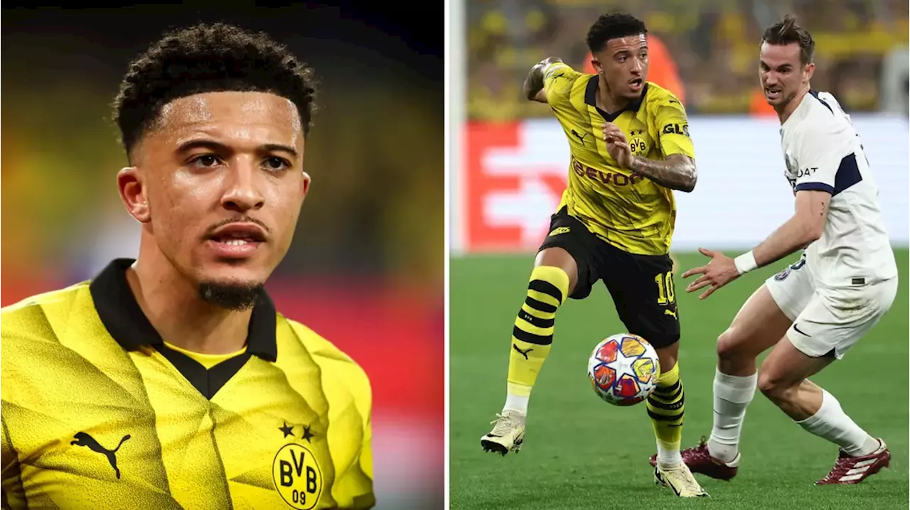 Jadon Sancho registers stunning stat against PSG that he never achieved at Man Utd