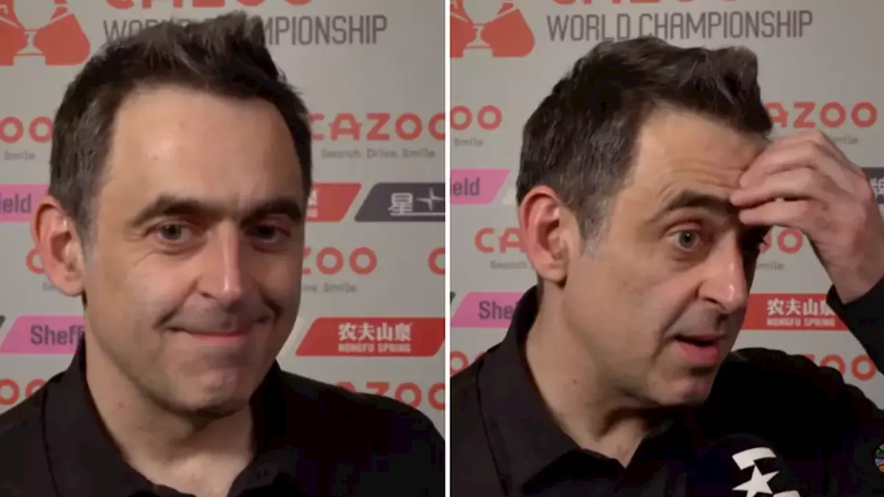 Ronnie O’Sullivan reveals what’s next for him after failing to win a record-breaking eighth world title