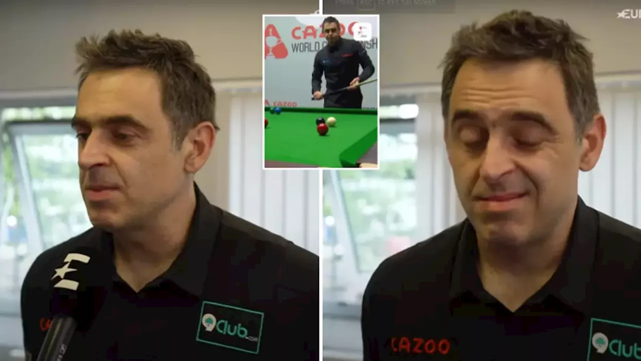 Ronnie O'Sullivan speaks out after incredible sportsmanlike moment against Stuart Bingham