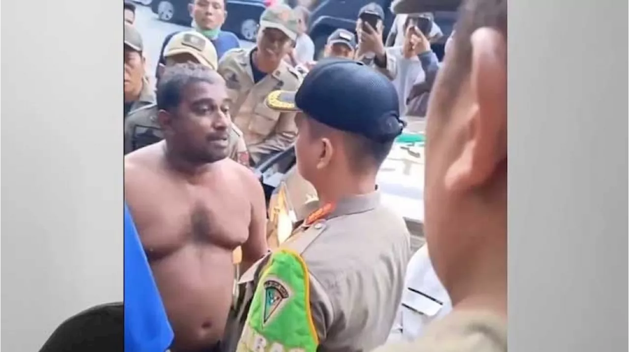 Viral Pria di Medan Hadang Satpol PP: Bilang Sama Bobby, Aku Jijik Sama Dia