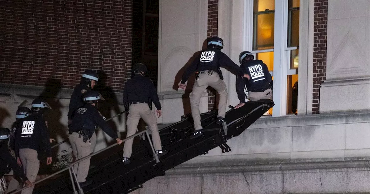 Campus-Protest in New York: Polizei räumt besetztes Gebäude