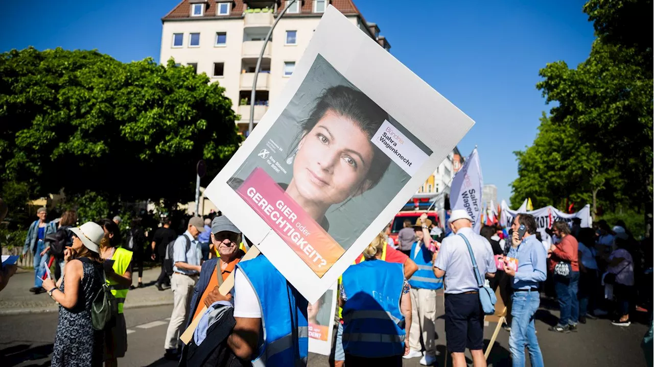 Wachsende Zustimmung: Wagenknecht-Partei legt Umfrage zufolge auf 16 Prozent zu