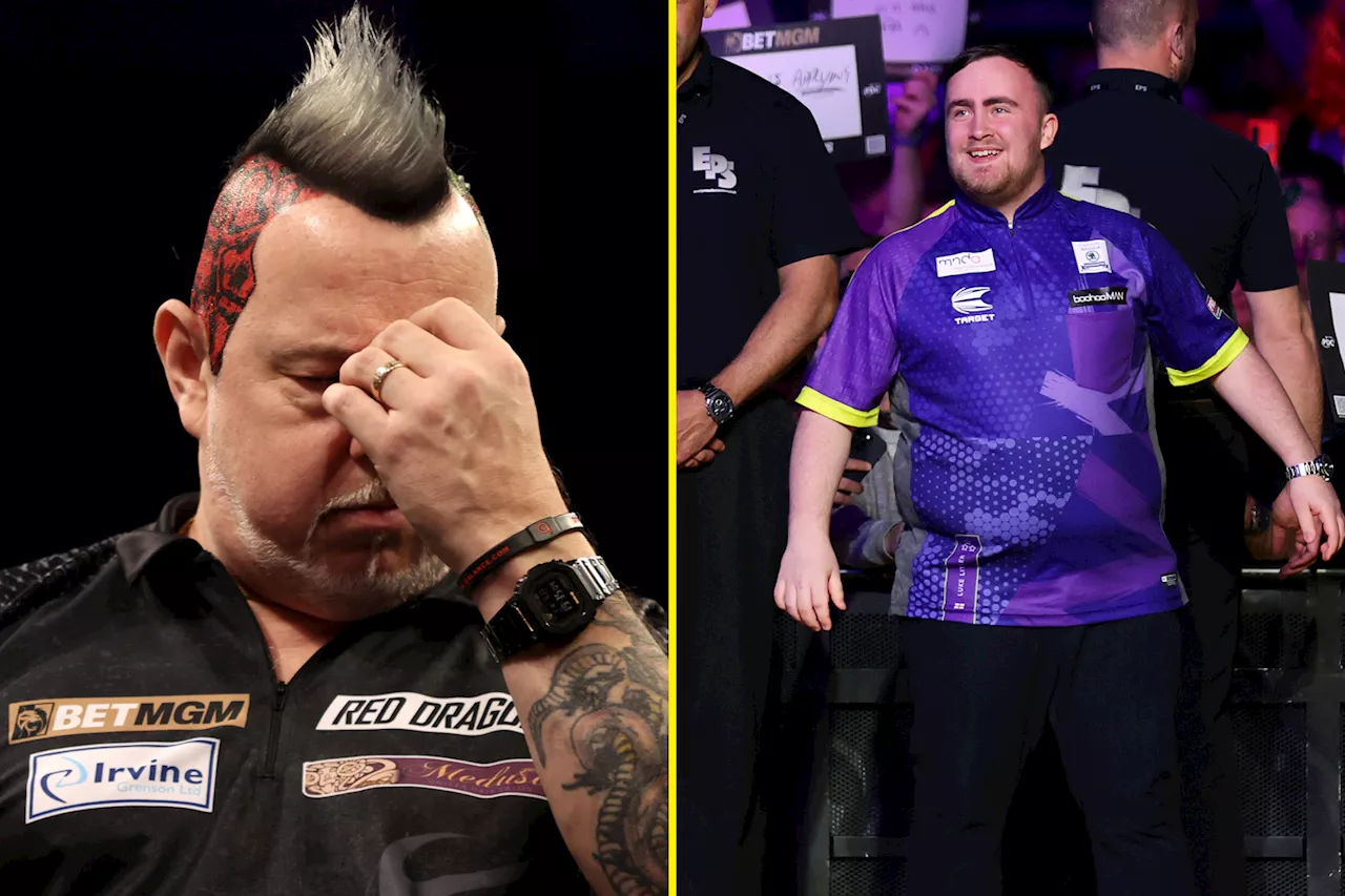 Darts star Peter Wright left bewildered by Luke Littler’s unusual pre-match routine...