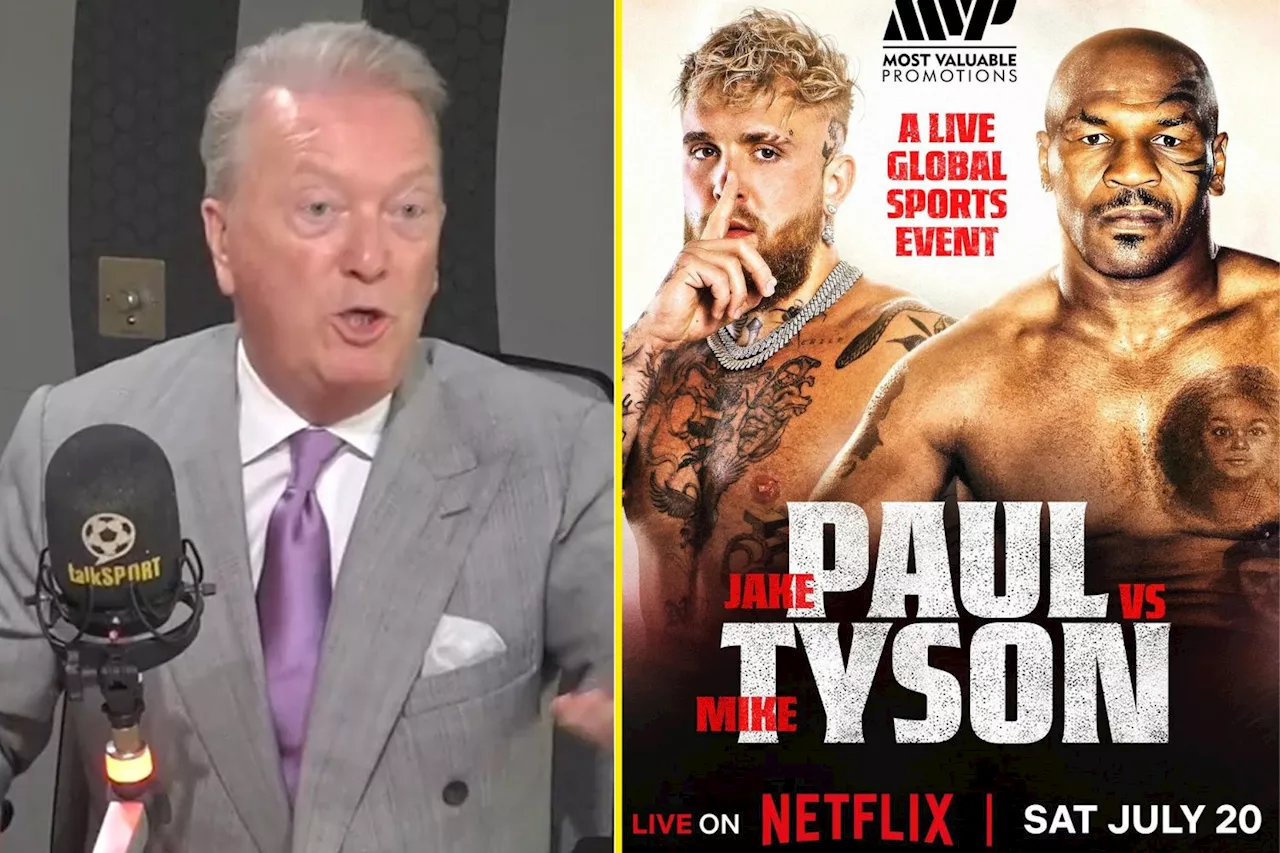 Frank Warren condemns ‘ridiculous’ Jake Paul vs Mike Tyson fight rules...