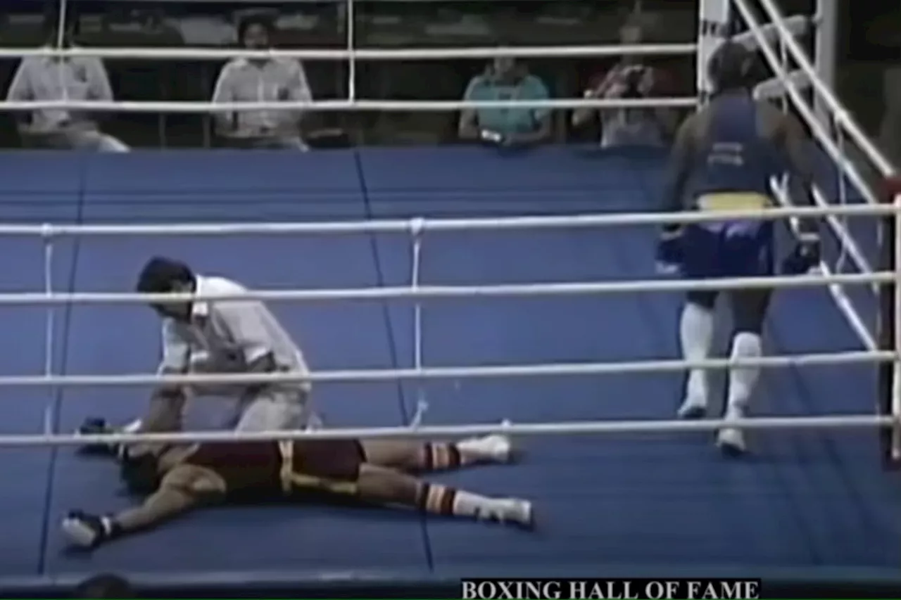 Mike Tyson left opponent out cold in just eight seconds with one of the finest amateur KOs...