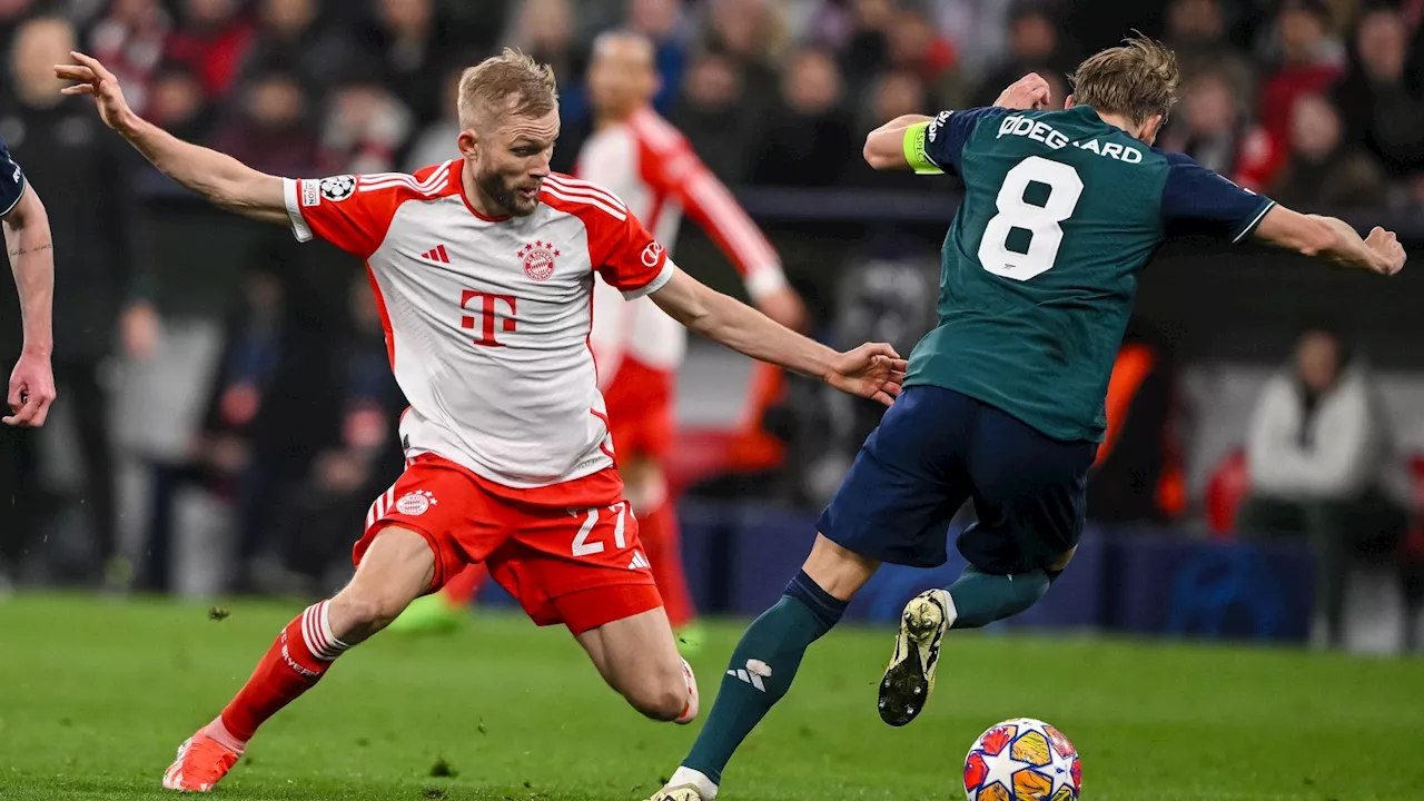 Thomas Muller believes that Konrad Laimer targeting Arsenal star Martin Odegaard ‘like a dog’ inspired Bay...