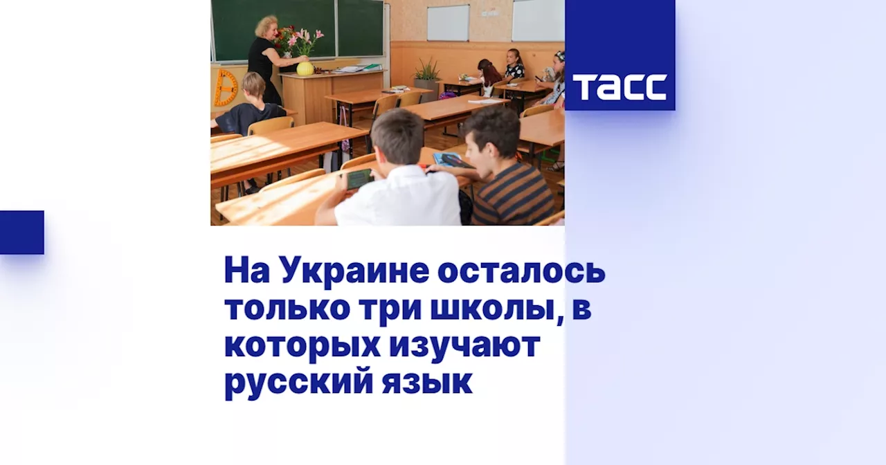 На Украине осталось только три школы, в которых изучают русский язык